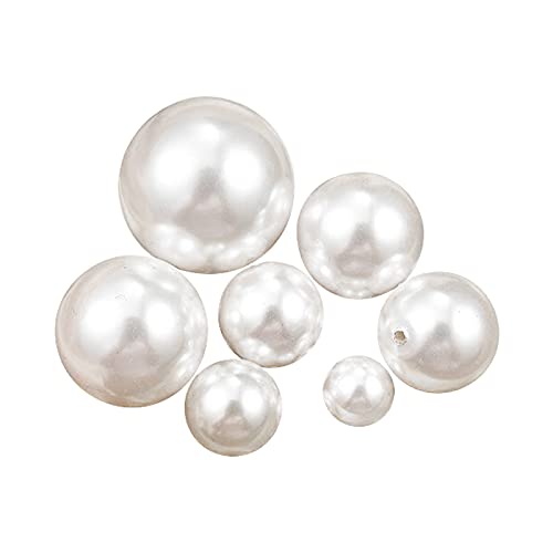 Amazon.co.jp: 片穴 パール ビーズ アクセサリーパーツ 大粒 特大 樹脂